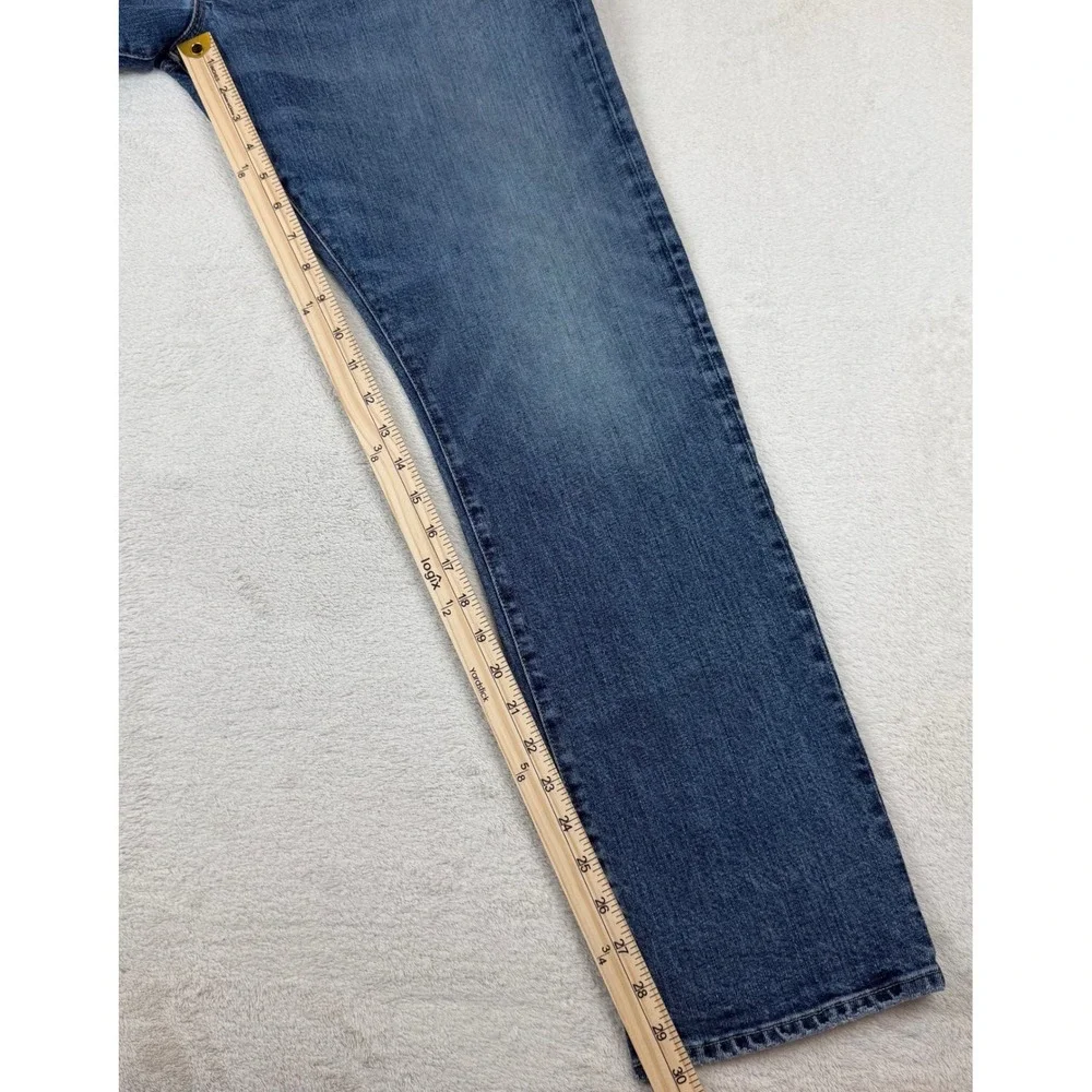 Polo‎ Ralph Lauren Mens Varick Straight Leg Button Fly Blue Jeans 34x30 Denim